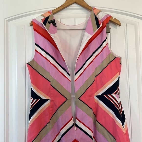 Maggy London colorful Shift Dress Size 14 - Picture 6 of 8